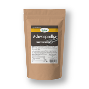 Ashwagandha sproszkowany korzeń 100g - Naturalna na stres i zmęczenie