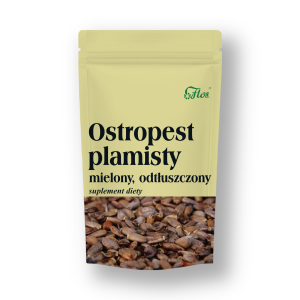 Ostropest plamisty mielony,odtłuszczony 100g - więcej błonnika!