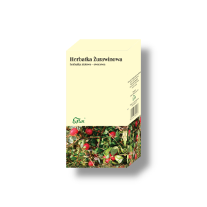 Herbatka żurawinowa 25 saszetek x 2g - naturalna, bez dodatków