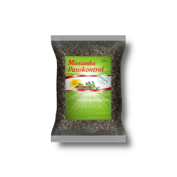 Mieszanka ziół Pasokontrol 100g - Zadbaj o układ pokarmowy! Mieszanka ziół Pasokontrol 100g - Zadbaj o układ pokarmowy!
