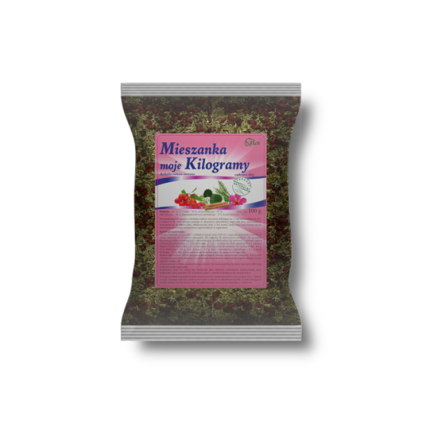 Mieszanka ziołowa Moje Kilogramy 100g - w drodze do lepszej sylwetki Mieszanka ziołowa Moje Kilogramy 100g - w drodze do lepszej sylwetki