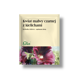 Malwa czarna z kielichami kwiat 50g dla gardła i błon śluzowych