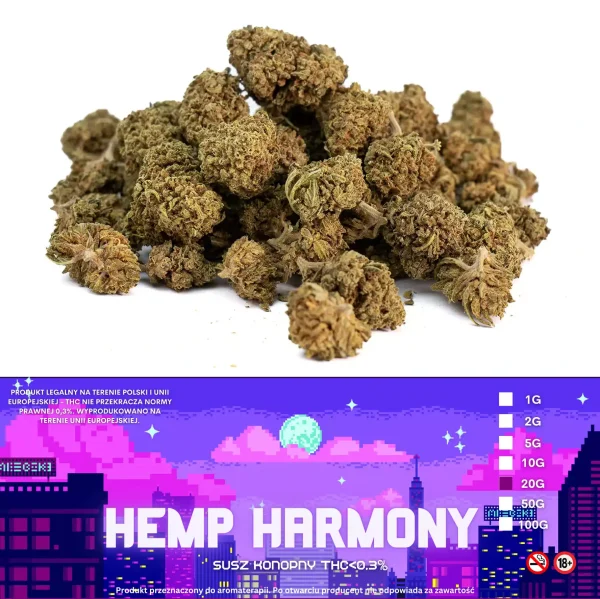 Susz Konopny CBD Hemp Harmony 20g THC 0,2%