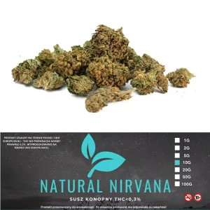 Susz Konopny CBD Natural Nirvana 10g THC 0,2%